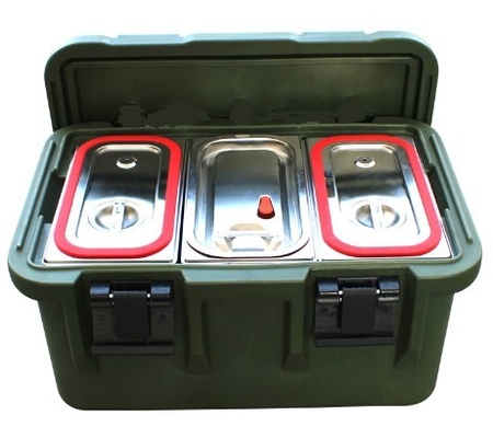 33 لیتر ظروف حمل و نقل مواد غذایی عایق بندی شده GN Pan with Seal Carrier