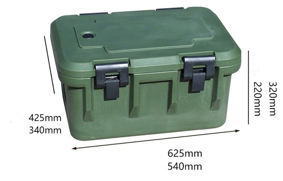 33 لیتر ظروف حمل و نقل مواد غذایی عایق بندی شده GN Pan with Seal Carrier