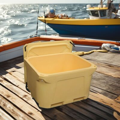 جعبه خنک کننده چرخش 1000L با مواد LLDPE و عایق فوم PU برای ذخیره سازی ماهی صنعتی