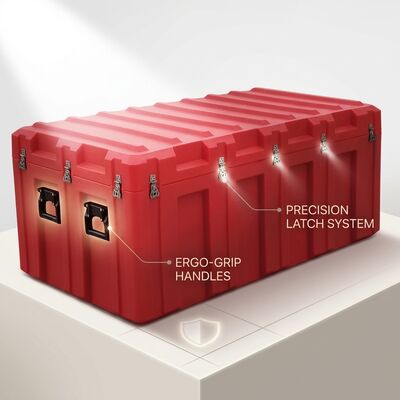 جعبه ابزار روتومولدینگ فشرده 400 میلی‌متری ضد آب IP65 ضد گرد و غبار کیف تجهیزات قابل حمل LLDPE