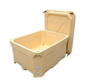 300 لیتری Rotomolding Cooler Box Live Fish Storage Container با عایق PU