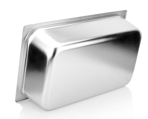 650x530mm تابه سرویس غذا از فولاد ضد زنگ لوازم رستوران هتل