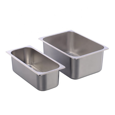 650x530mm تابه سرویس غذا از فولاد ضد زنگ لوازم رستوران هتل