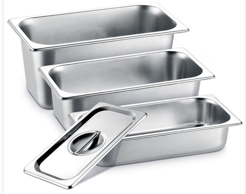 SGS Stainless Steel Gastronorm Containers پنج ستاره هتل استاندارد