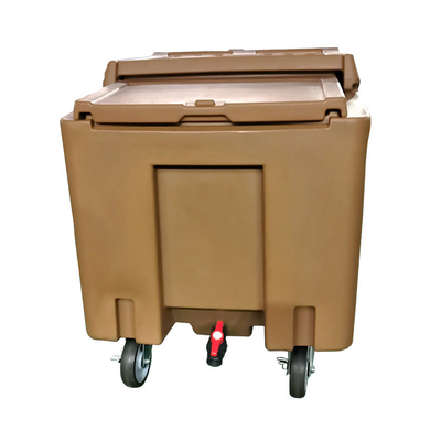 SGS Ice Caddy عایق شده، سطل های ذخیره یخ قابل حمل 110 لیتری