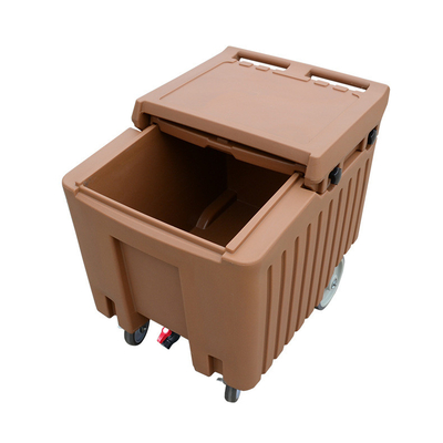 SGS Ice Caddy عایق شده، سطل های ذخیره یخ قابل حمل 110 لیتری