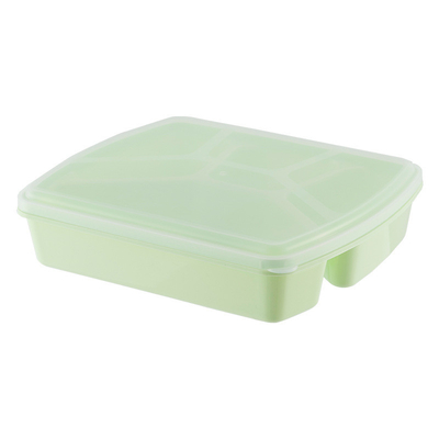 جعبه ناهار 1280 میلی لیتری قابل استفاده مجدد Bento 4 محفظه