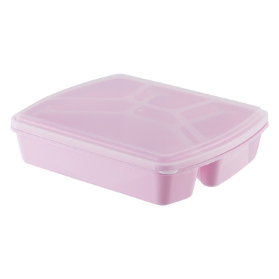 جعبه ناهار 1280 میلی لیتری قابل استفاده مجدد Bento 4 محفظه
